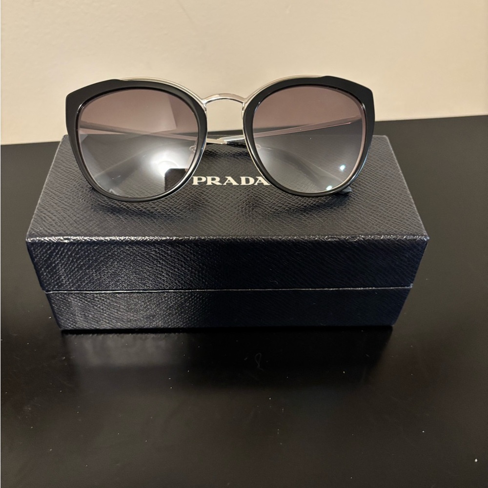 Prada Black Cat-Eye Sunglasses